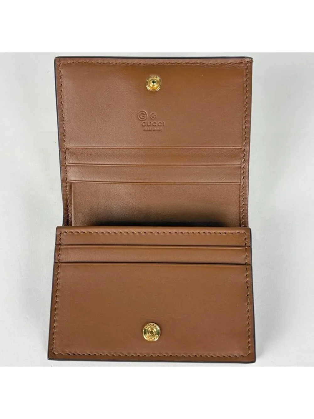 Gucci Bifold Wallet GG Pattern Brown - Picture 5 of 6